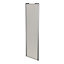Porte de placard coulissante gris clair mat avec cadre gris GoodHome Arius H. 248,5 x L. 77.2 cm