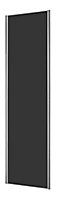Porte de placard coulissante grise anthracite Form Valla 62,2 x 247,5 cm