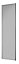 Porte de placard coulissante grise galet Form Valla 62,2 x 247,5 cm