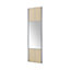 Porte de placard coulissante miroir acacia Form Valla 92,2 x 245,6 cm
