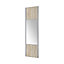 Porte de placard coulissante miroir chêne clair Form Valla 92,2 x 247,5 cm