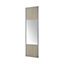 Porte de placard coulissante miroir chêne cendré Form Valla 62,2 x 245,6 cm