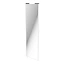 Porte de placard coulissante miroir profil blanc GoodHome Arius H. 248,5 x L. 77.2 cm + amortisseurs