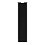 Porte de placard coulissante noir mat profil blanc GoodHome Arius H. 248,5 x L. 62.2 cm + amortisseurs