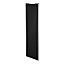 Porte de placard coulissante noir mat profil gris GoodHome Arius H. 248,5 x L. 77.2 cm + amortisseurs