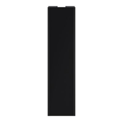 Porte de placard coulissante noir mat profil noir GoodHome Arius H. 248,5 x L. 62.2 cm + amortisseurs