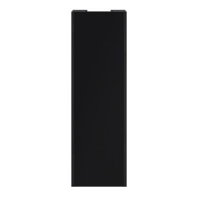 Porte de placard coulissante noir mat profil noir GoodHome Arius H. 248,5 x L. 77.2 cm + amortisseurs