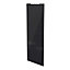 Porte de placard coulissante noir profil noir GoodHome Arius H. 248,5 x L. 92.2 cm + amortisseurs