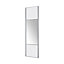 Porte de placard coulissante structurée blanche Form Valla 92,2 x 247,5 cm