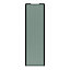Porte de placard coulissante vert de gris profil noir GoodHome Arius H. 248,5 x L. 77.2 cm + amortisseurs