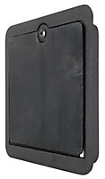 Porte de ramonage de cheminée en fonte noir 190 x 200 mm DMO