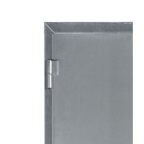 Porte de service isolée métal 80 x h.200 cm réversible