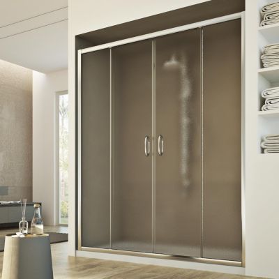 Porte Douche 130 cm 185 granité modèle Replay 2 Portillons