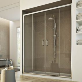 Porte Douche 170 cm 185 transparent modèle Replay 2 Portillons