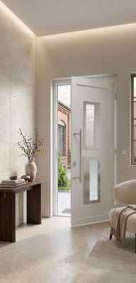 Porte en PVC 1301  METSU Blanc RAL 9016