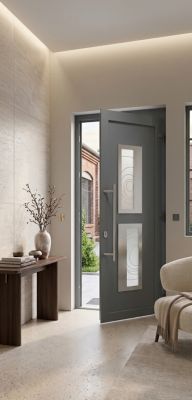 Porte en PVC 1301   METSU Gris anthracite RAL 7016