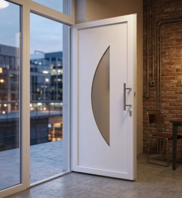 Porte en  PVC 1401  ZAGI Blanc RAL 9016