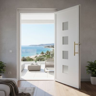 Porte en  PVC 1402   VITO Blanc RAL 9016
