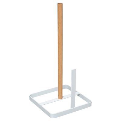 Porte essuie tout à poser blanc et bois ,5Five
