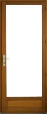 porte Fenêtre Bois 1 Vantail H205 X L80 Tirant Droite Côtes Tableau Gd Menuiseries