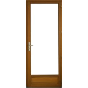 Porte Fenêtre Bois 1 Vantail H215 X L90 Tirant Droite Côtes Tableau Gd Menuiseries
