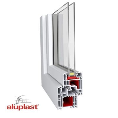 Porte fenêtre oscillo-battante PVC blanc L 860mm x H 2150mm ouvrant gauche