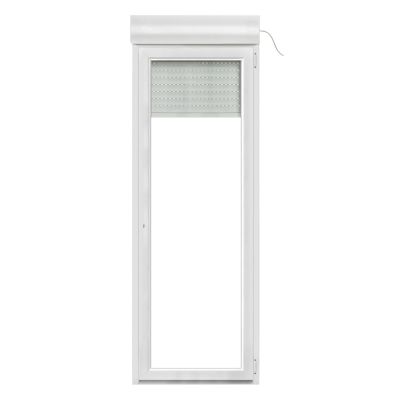 Fenêtre PVC 1 Vantail Blanc Avec Volet Roulant électrique - Dimensions H95xL60cm - Double Vitrage Argon - Fabrication Française