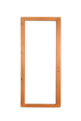 Porte fenêtre bois 1 vantail GoodHome - l.80 x h.205 cm, tirant gauche