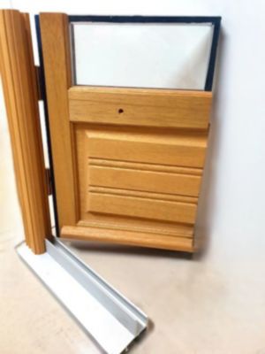 Porte Fenetre Bois 1 Vantail H205 X L80 Cm Côte Tableau Tirant Droite Gd Menuiseries