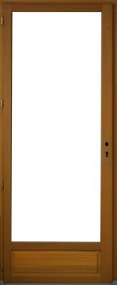 Porte Fenetre Bois 1 Vantail H215 X L80 Cm Côte Tableau Tirant Gauche Gd Menuiseries