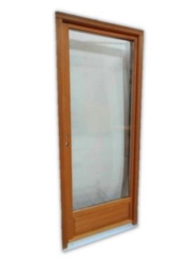 Porte Fenetre Bois 1 Vantail H215 X L80 Cm Côte Tableau Tirant Gauche Gd Menuiseries