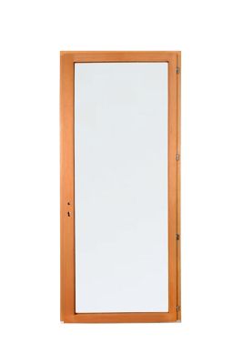 Porte fenêtre bois 1 vantail l.80 x H.215 cm tirant droit GoodHome