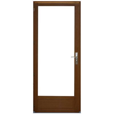 Porte fenêtre bois 1 vantail ouverture à la française tirant gauche 80 x h.215 cm Uw 1,6