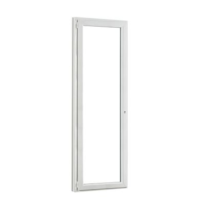 Porte fenêtre PVC 1 vantail tirant GoodHome blanc - l.80 x h.205 cm, tirant gauche