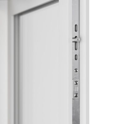 Porte fenêtre PVC 1 vantail tirant GoodHome blanc - l.80 x h.215 cm, tirant gauche