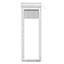 Porte fenêtre PVC 1 vantail tirant + volet roulant électrique GoodHome blanc - l.80 x h.205 cm, tirant droit