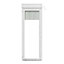 Porte fenêtre PVC 1 vantail tirant + volet roulant électrique GoodHome blanc - l.80 x h.205 cm, tirant gauche