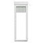 Porte fenêtre PVC 1 vantail tirant + volet roulant électrique GoodHome blanc - l.80 x h.215 cm, tirant droit