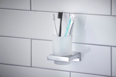 Porte-gobelet à brosse à dents chromé Addstoris Hansgrohe