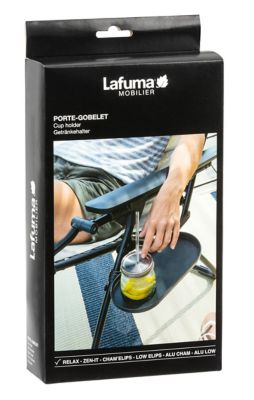 Porte gobelet anthracite pour relax Lafuma