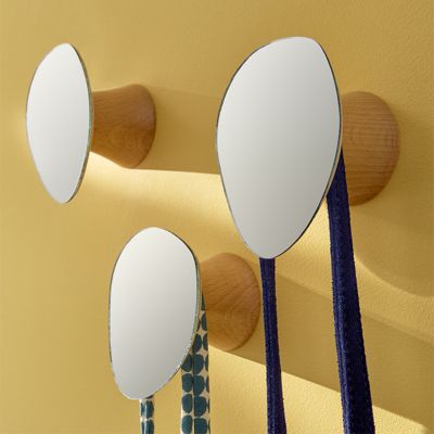 Porte-manteau à fixer miroir Form Benares 1 tête