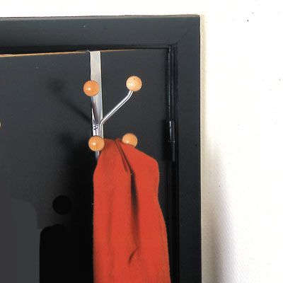 Porte-manteau de porte 4 têtes sans fixation B702QAL