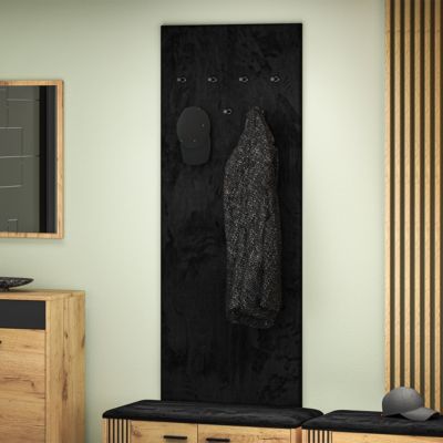 Porte-manteau mural 7 patères Nilo Bois