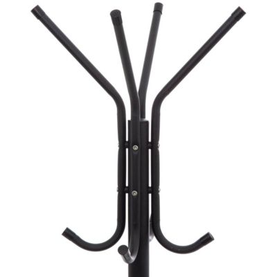 Porte-manteaux 8 crochets métal Noir - 5Five