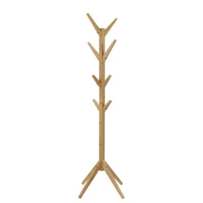 Porte manteaux de 8 crochets arbre H. 177,5 cm en bois