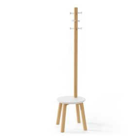 Porte manteaux tabouret Pillard Bois Umbra