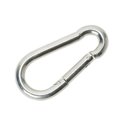 Porte-mousqueton type pompier Diall 8 cm