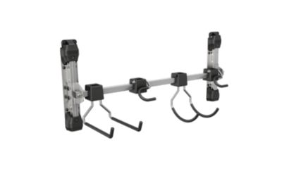 Porte-outils réglable pour abris de jardin acier et résine 4 crochets Keter