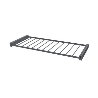 Porte-Pantalons Coulissant, Tige De Porte-Pantalons Télescopique, Muet Lisse, Charge Maximale 25 Kg, A De Nombreuses Utilisations, Stockage Et Organisation (Color : Blanc, S : 55cm