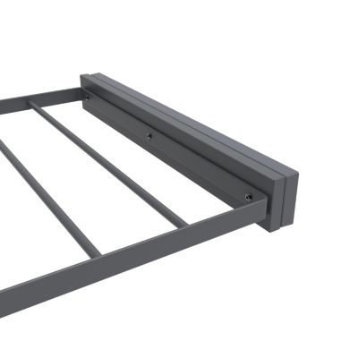Porte-pantalons coulissant acier gris Atomia L. 96,4 cm x P. 40 cm GoodHome
